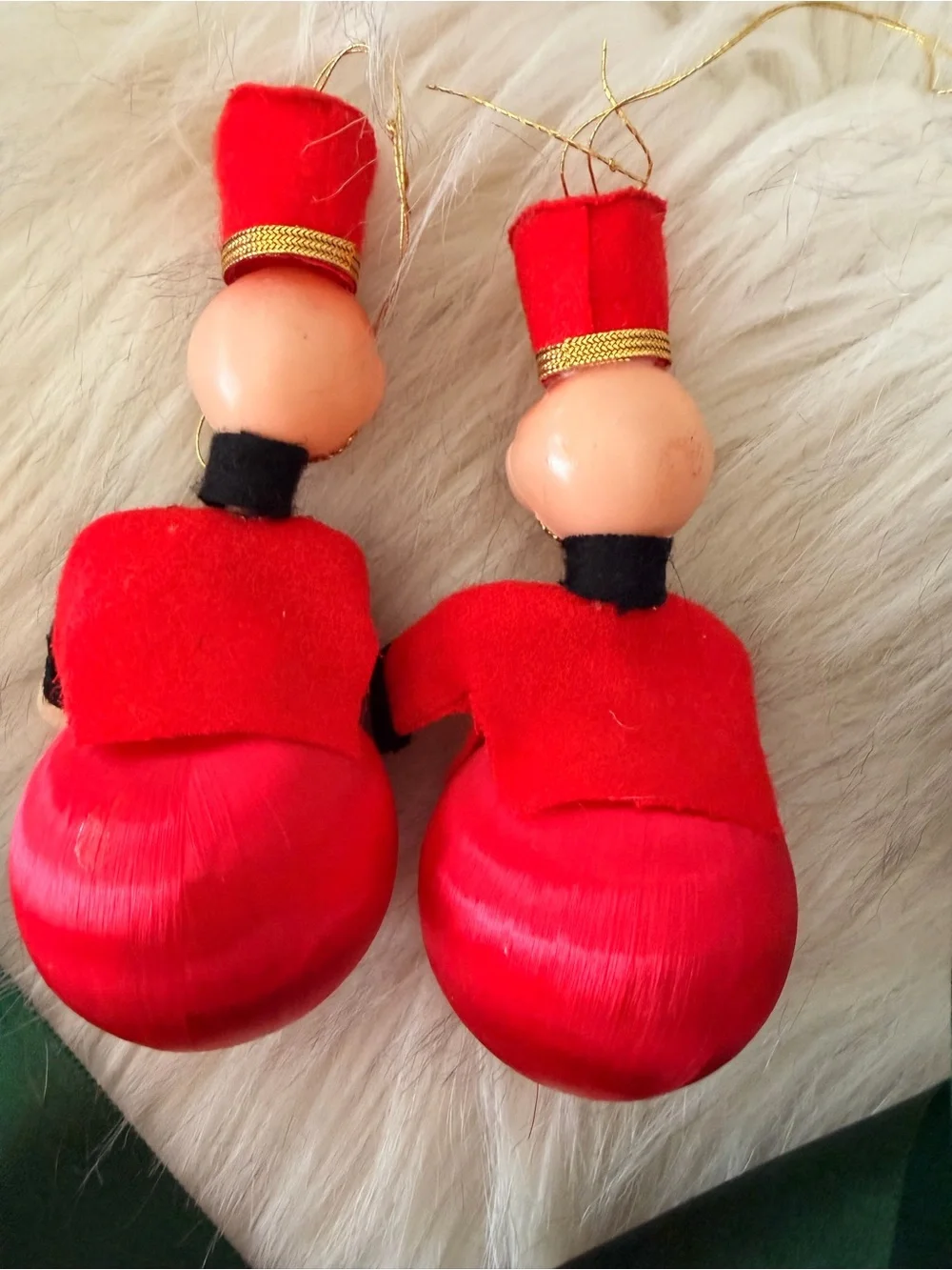 Toy Soldiers (set of 2) mid century ornaments
